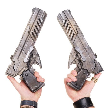 Original Red Hood Pistols replica prop from Arkham Knight by Blasters4Masters