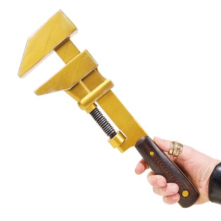 Wrench golden replica prop from Team Fortress 2 by Blasters4Masters